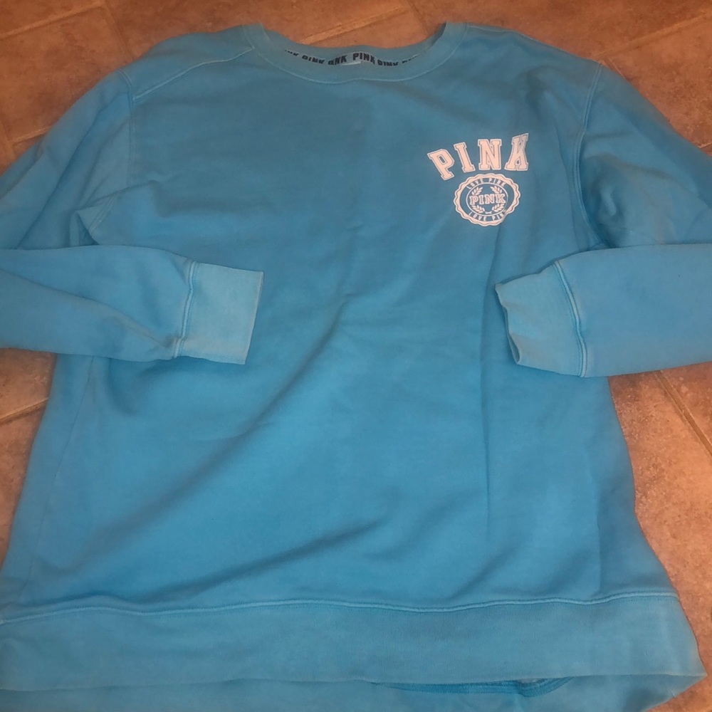 Pink crew neck